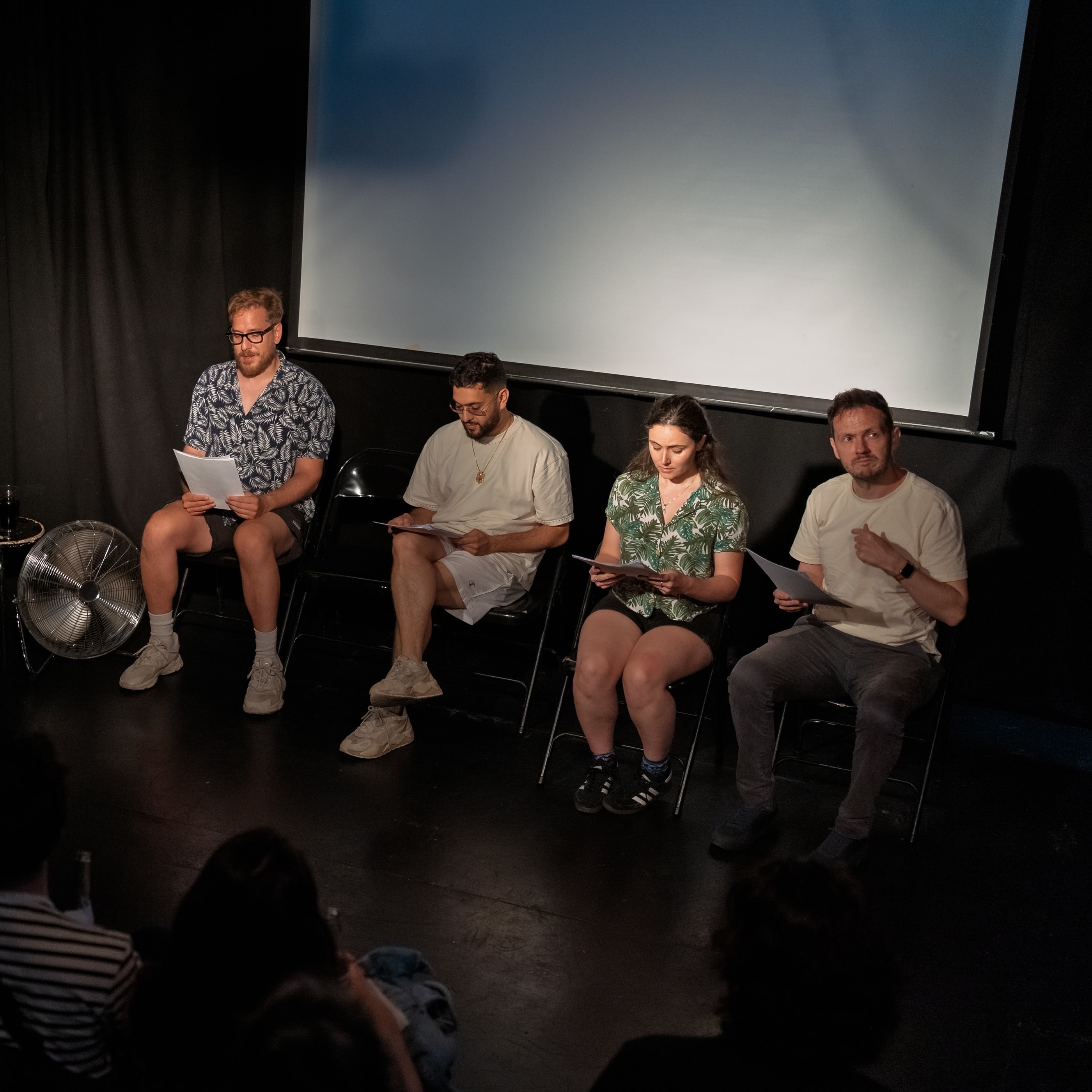 A staged reading at Sketchburn